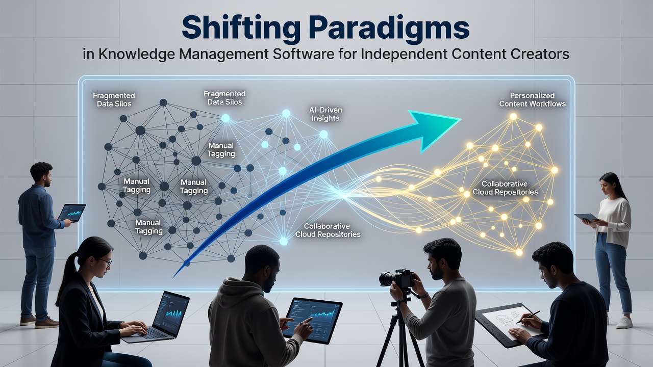Shifting Paradigms in Knowledge Management Software for Independent Content Creators